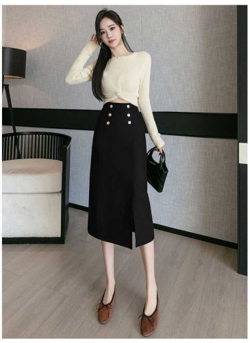 Прямая юбка FASHION черный