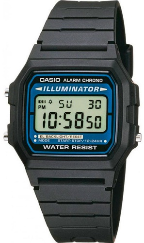 Кварцевые CASIO F-105W-1ADF полимерный пластик