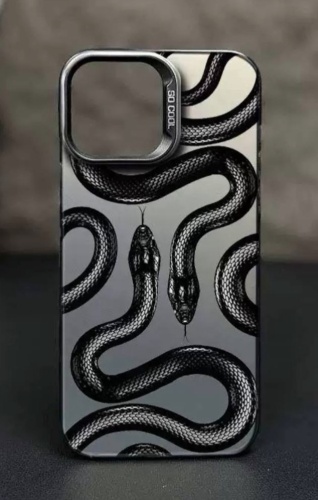 Чехол для Apple iPhone 15 рисунок змея