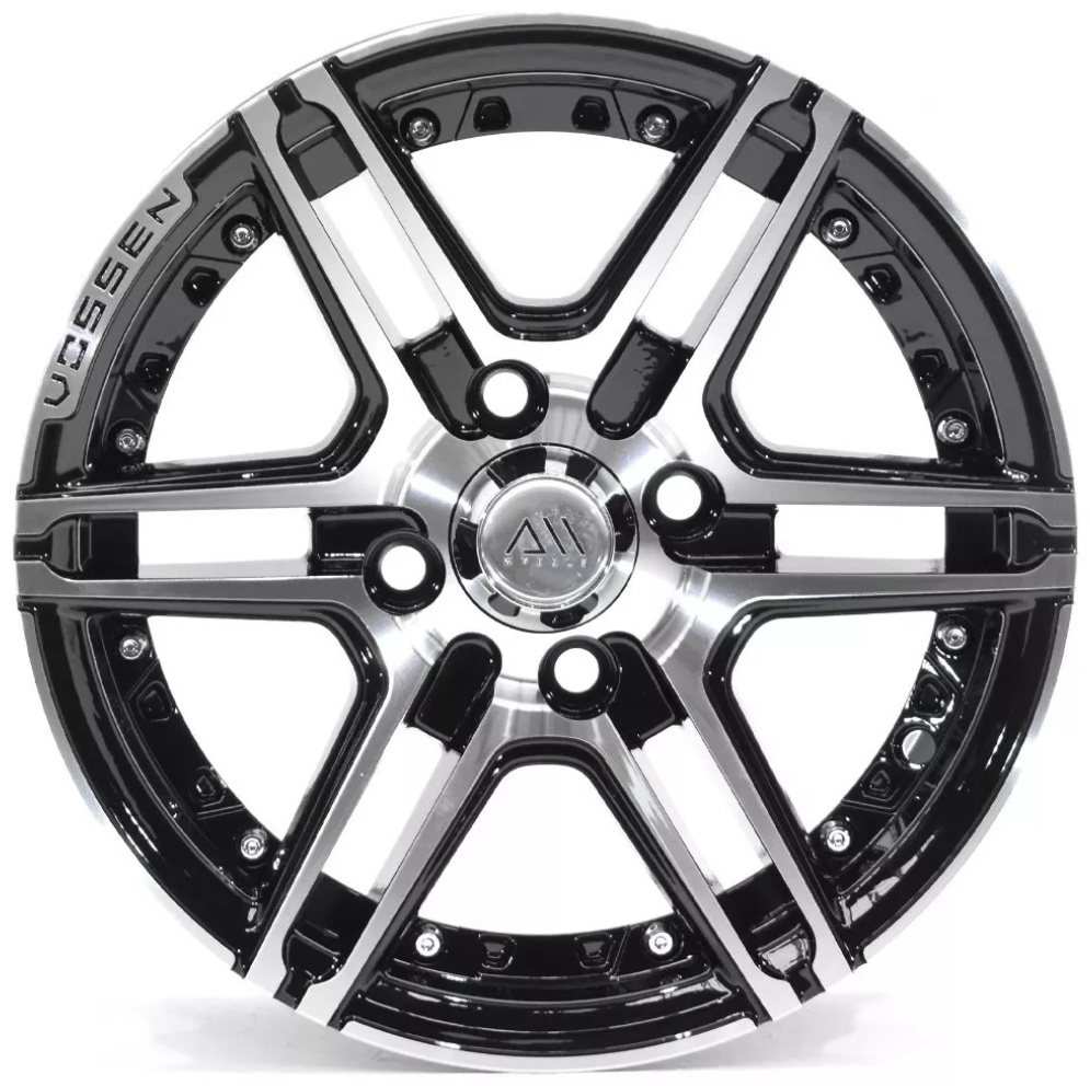 Vossen Xyg 6x13/4x100 D67.1 ET30 4 диска черный, серебристый