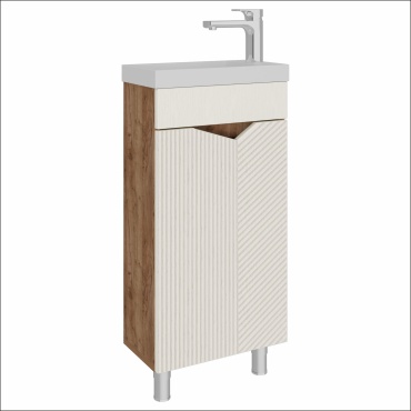 Тумба без раковины AVK Furniture Аида 1 дверь, 40x70x20 см, коричневый, бежевый