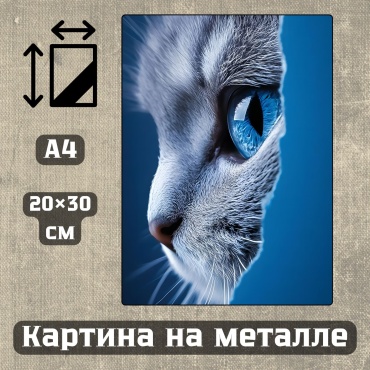 Sequoia VERS картина Картина на металле а4 Современный стиль Арт-тема 20*30см 20x30 см