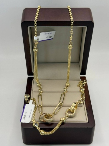 Sandu gold 58074158 вес 13.11 г золото, фианит
