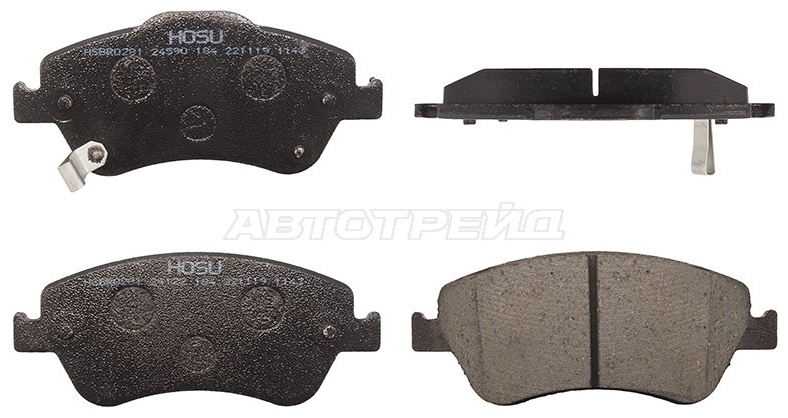 Колодки HOSU HSBR0281