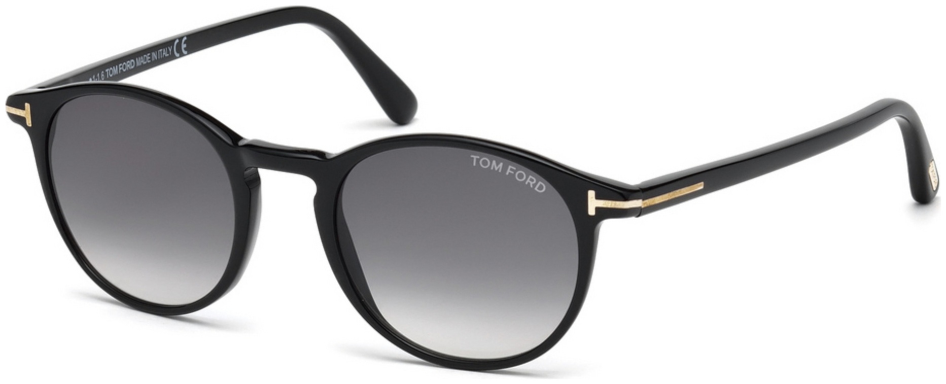 TOM FORD солнцезащитные очки круглые однотонные