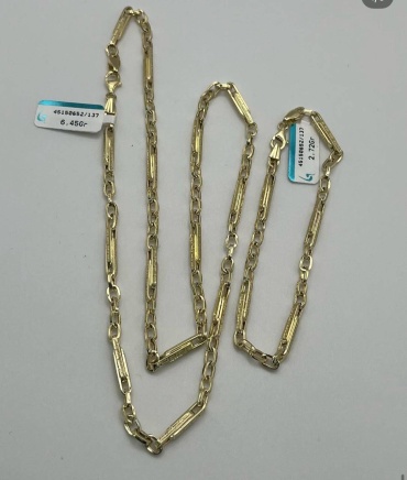 DARI GOLD 35655 длина 55 см, вес 9.17 г золото, плетение якорное