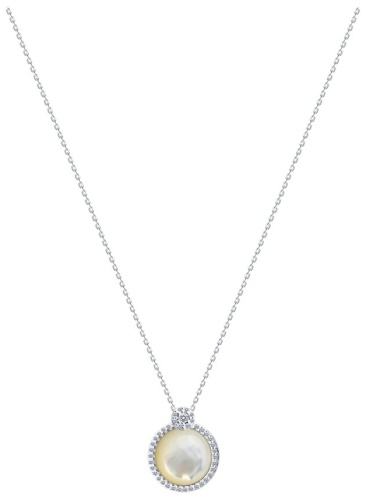 Колье Diamant V51090 длина 40.45 см вес 3.34 г серебро, перламутр