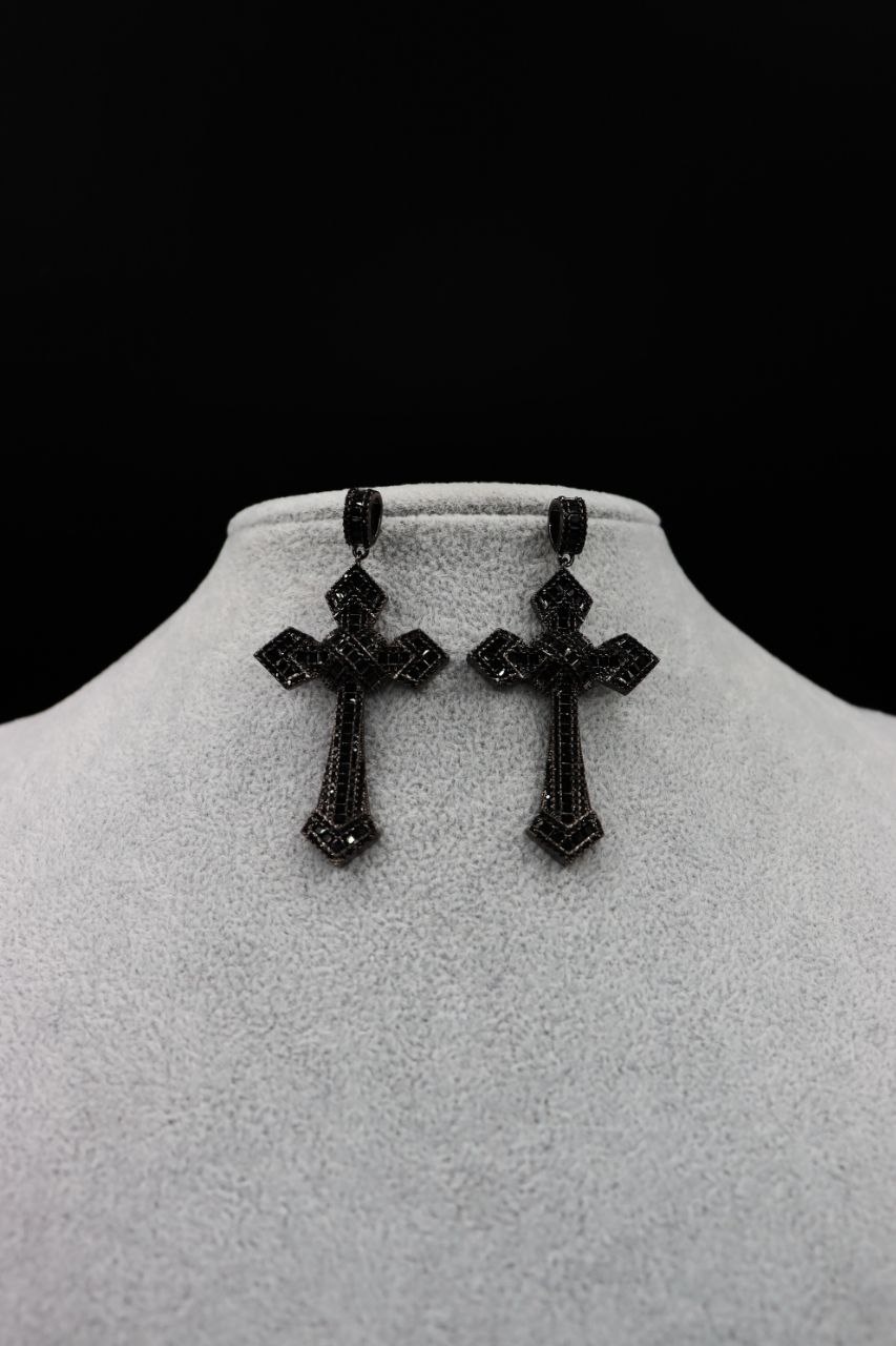 Серьги Fashion Jewelry медицинская сталь, цирконий