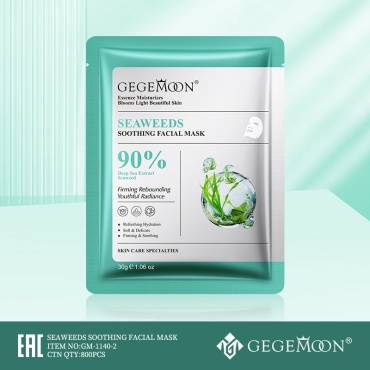 Маска для лица Gegemoon тканевая Seaweeds GM-1140-2 1 шт