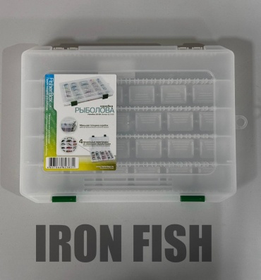 Коробка для приманок FisherBox MB-FB-250sh прозрачный
