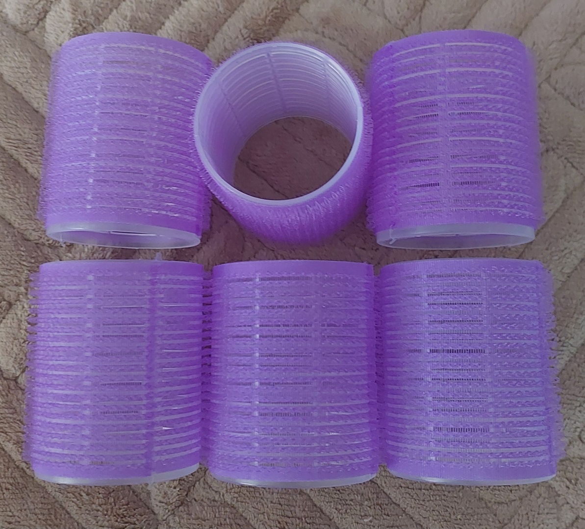 Бигуди липучки 6 шт d 5 см