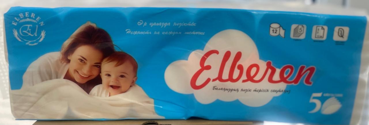 Elberen туалетная бумага 5-слойный 12 шт, первичная целлюлоза