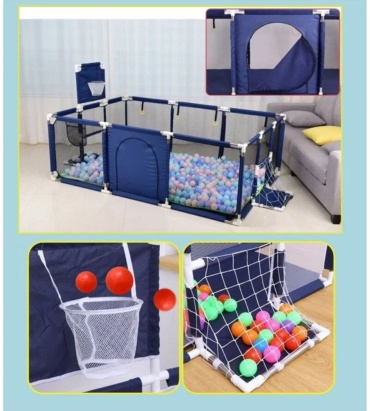 Игровой манеж 60x190x66 см, мультиколор