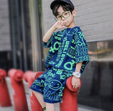 Комплект синий, зеленый