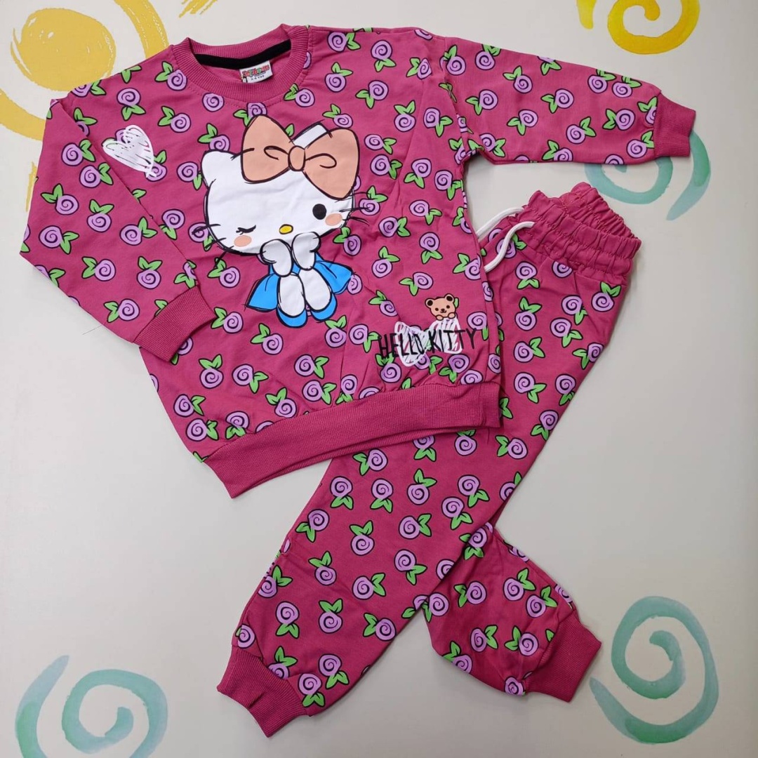 Спортивный костюм Hello Kitty малиновый