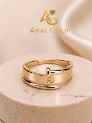 Кольцо ADAL GOLD ADG_NUR013-3523 размер 17.5 вес 1.6 г золото, без вставок
