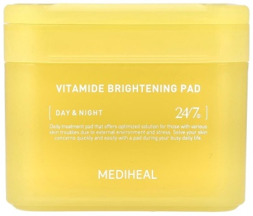 Mediheal тонер-пэды Осветляющие подушечки Vitamide, Day & Night, 100 подушечек 170 мл