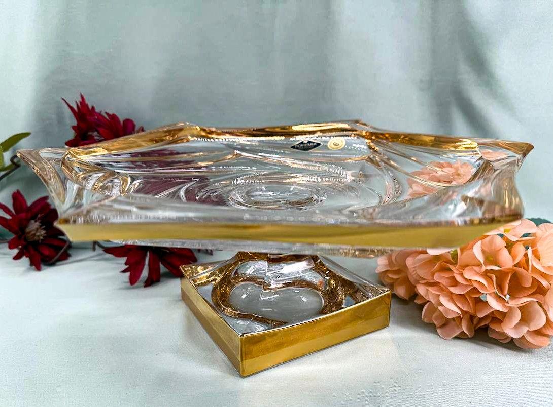 Блюдо Bohemia Treasury 33х33 см, хрусталь, 1 шт