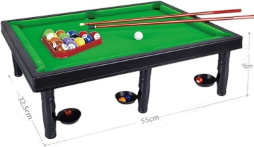 Настольная игра Играйка Настольная игра бильярд Snooker Sports Champion Pool Set, 5532,512 см — мини бильярдный стол с шарами и киями, игра для 2 игроков