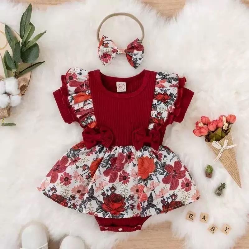 Боди Baby бордовый