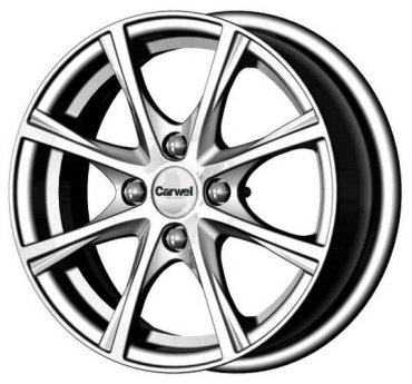 WorldWheels Carwel Легран 5.5x14/4x100 D56.6 ET42 4 диска графит, серый, черный