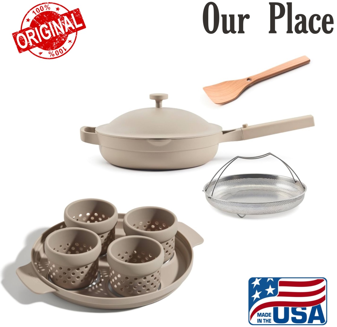 OUR PLACE набор посуды USA Always Pan Steam 11 в 1
