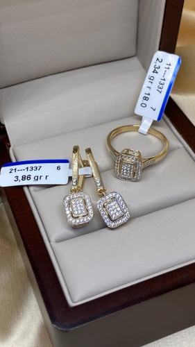 Italy Gold 34567888 вес 6.2 г золото, фианит
