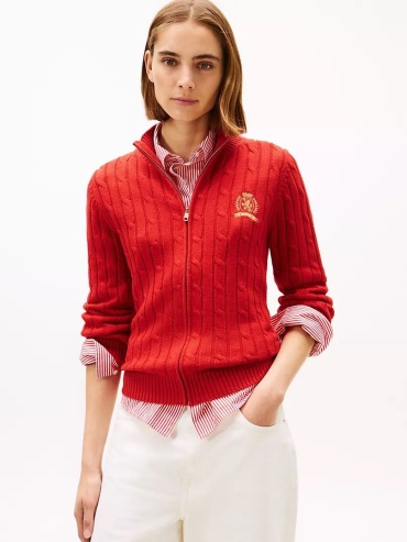 Свитер Tommy Hilfiger красный