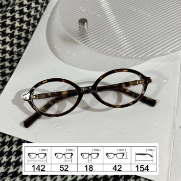 Elite Optical N.K.Karl корригирующие Очки для зрения очки MIW-1 леопардовый -9.50