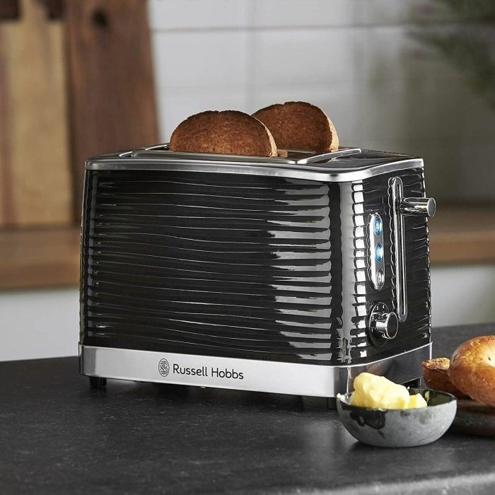 Тостер Russell Hobbs 24371-56 черный, серебристый
