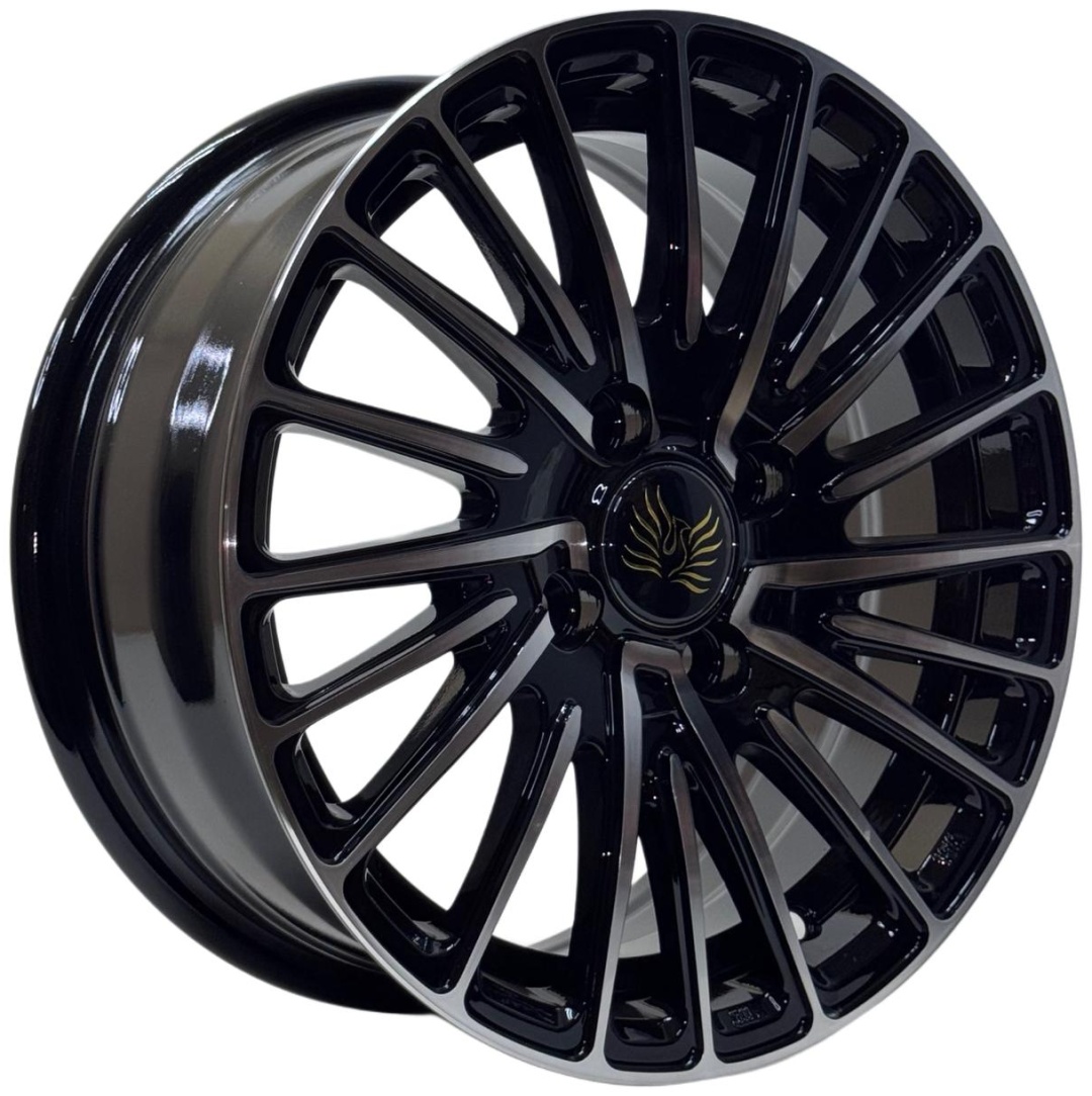 Wheels 2852DD 6x14/4x100 D67.1 ET35 4 диска черный, хром