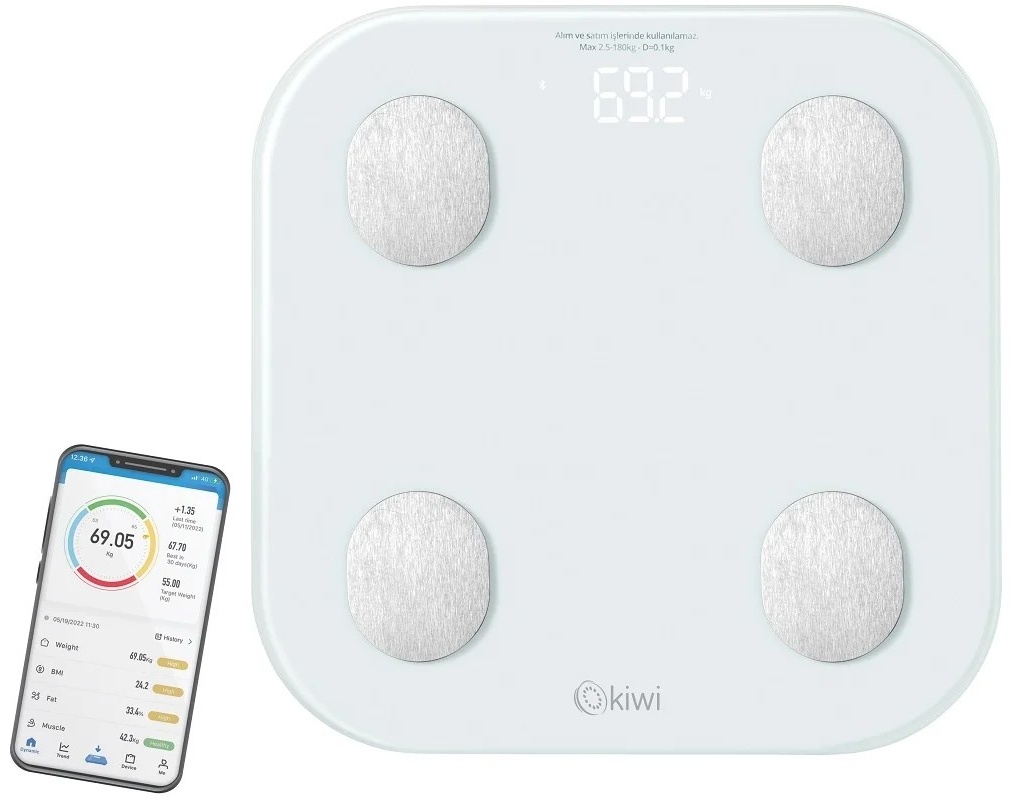 Напольные весы KiWi электронные Весы KIWI KBS-1084 до 180 кг