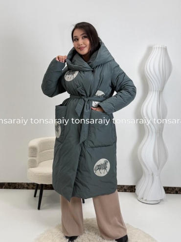 Зимняя куртка ТОН САРАЙЫ хаки