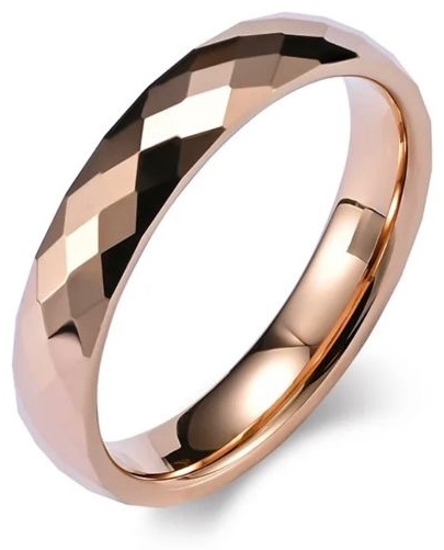 Кольцо CREO jewelry KF-183/18 размер 16 вольфрам, без вставок, золотистый