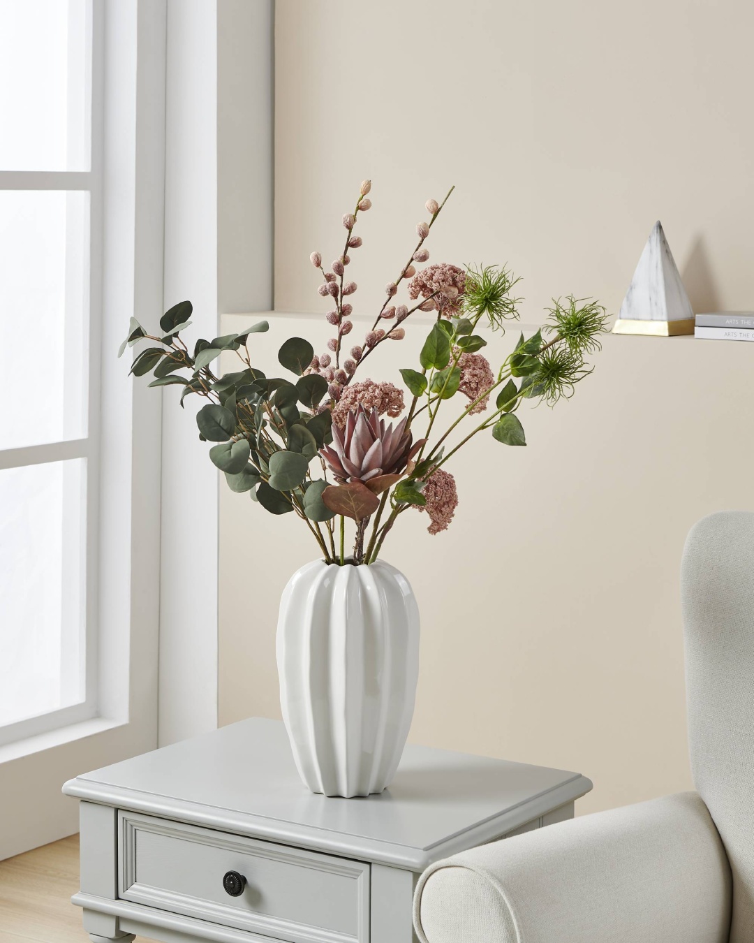 Eglo Living ваза 30.5 см Nature 421672, керамика