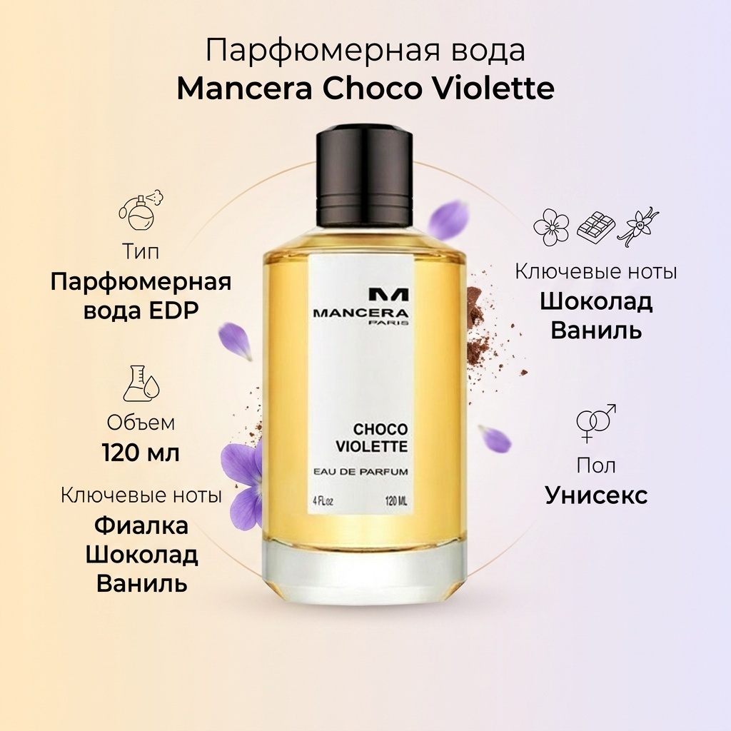 MANCERA Choco Violette парфюмерная вода EDP 120 мл, унисекс