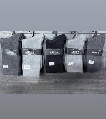 Носки ARIYA 5 пар черный, графит 40-45