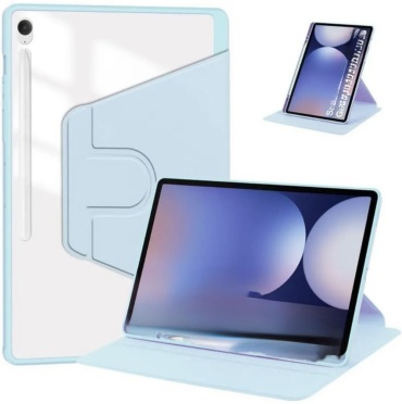 Чехол NURCASE для Apple Galaxy Tab S9, Galaxy Tab S9 FE, Galaxy Tab S10 FE 10.9 дюйм голубой