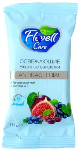 Влажные салфетки Flovell Care 2322478 15 шт