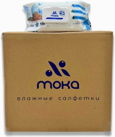 Детские влажные салфетки Moka 891103383 16х120 шт