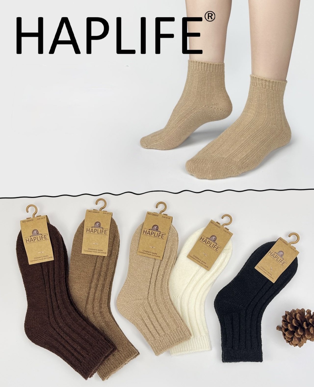 Носки HAPLIFE G6666 10 пар мультиколор 25-30