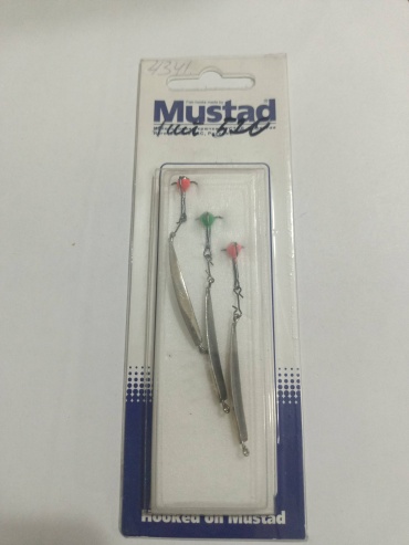 Блесна Mustad Хищник 56 3 шт 50 мм Стальной