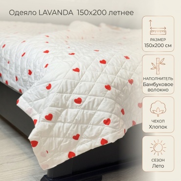 Одеяло LAVANDA Көрпе 150x200 летнее