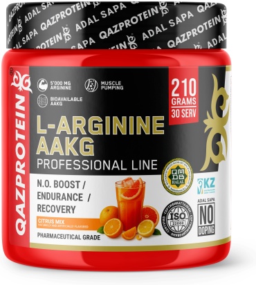Аминокислота Qazprotein L-Arginine AAKG цитрусовый микс 210 г
