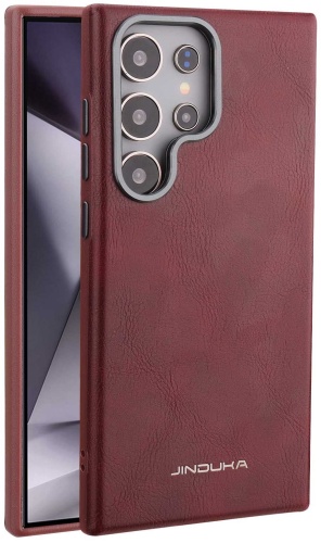 Чехол JETI & SY для Samsung Galaxy S24 Ultra бордовый