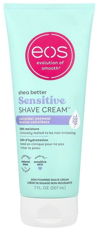 EOS Shea Better , крем для чувствительного бритья , коллоидная овсянка, 207 мл крем для бритья 207 мл