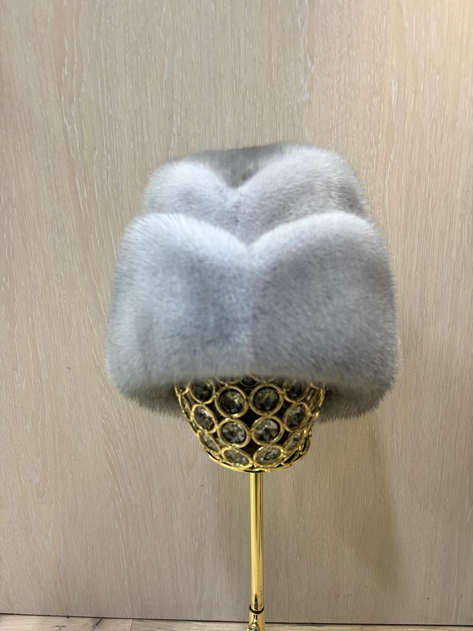 Шапка SemiFur размер 57, 58, 59, 60, сапфировый