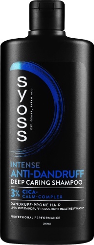 Syoss Intense anti- dandruffухаживающий шампунь, к080 шампунь 440 мл