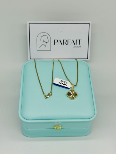 Колье PARFAIT JEWELRY PJ_Змейка_Ванклиф55_5 длина 55 см вес 5.6 г золото, без вставок