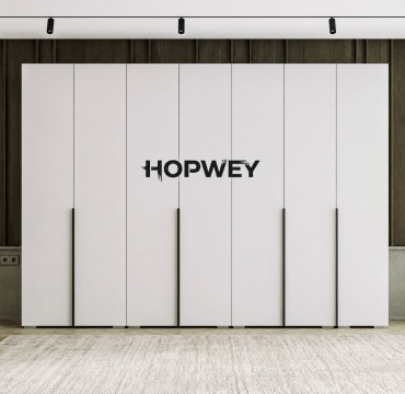 Распашной шкаф HOPWEY Модерн, 280x230х50 см, белый